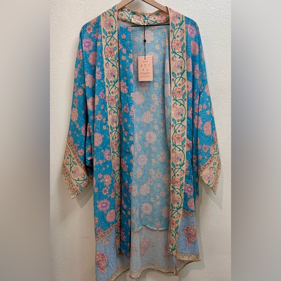 NWT Spell Love Story Midi Robe s/m Star Crossed Lovers Floral Rare - Picture 2 of 13